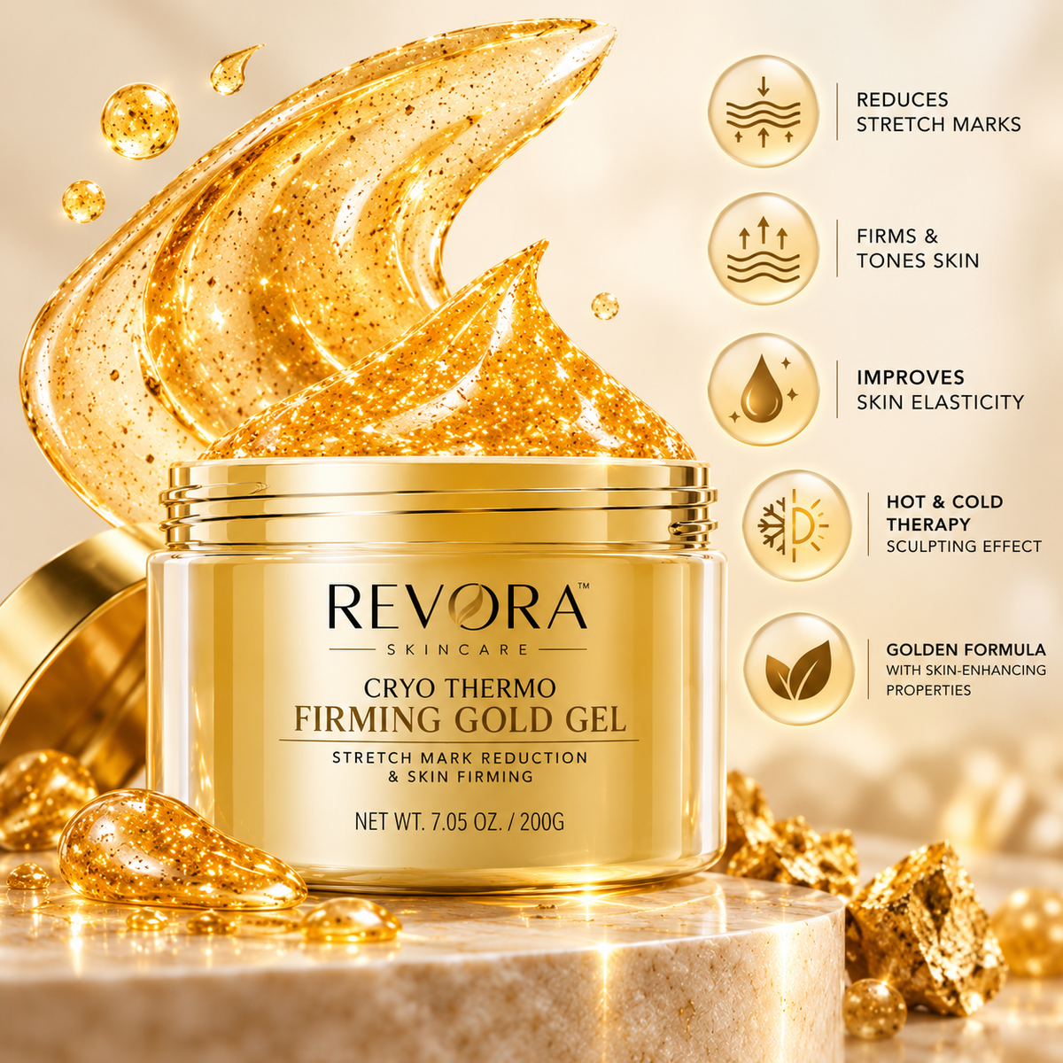REVORAA™ Cryo Thermo Firming Gold Gel