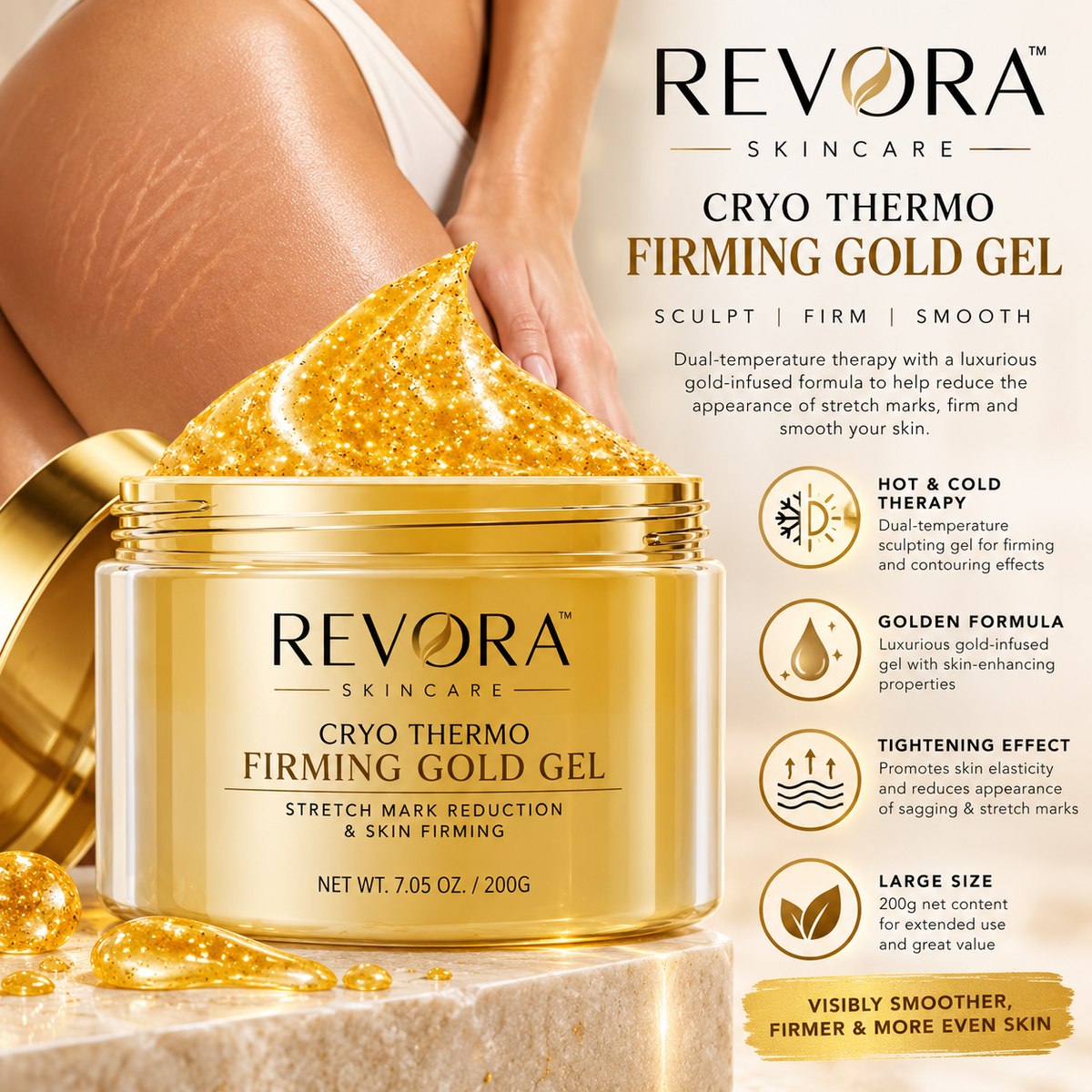 REVORAA™ Cryo Thermo Firming Gold Gel