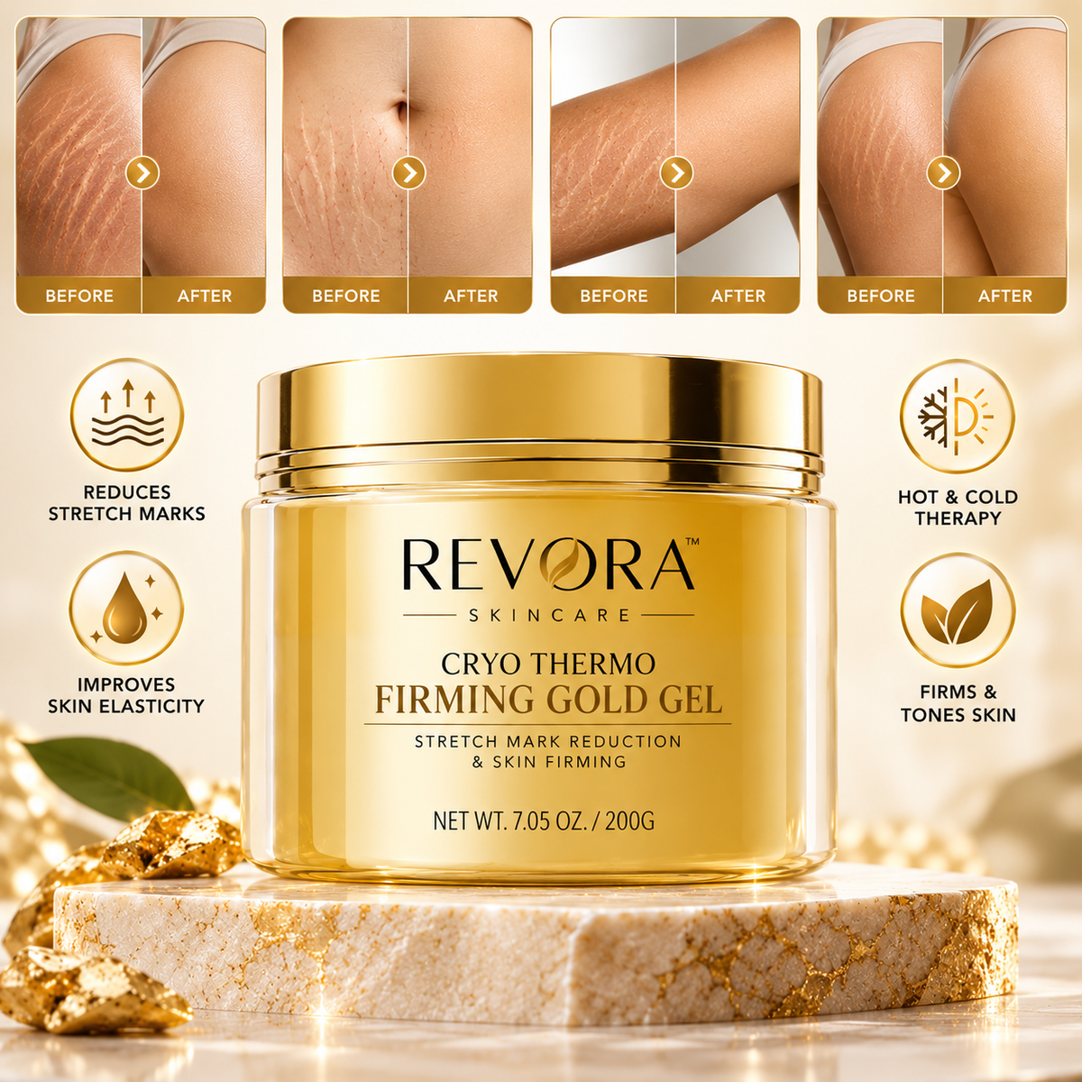 REVORAA™ Cryo Thermo Firming Gold Gel